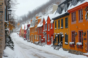 Obraz premium Quebec City Winter