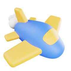 Air Traveling 3D Ilustration 