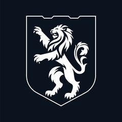 The Sovereign Lion Crest Design