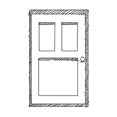 png transparent background doodle wooden door illustration