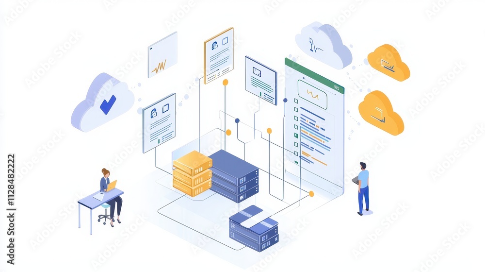 Poster advanced cloud-based healthcare management systems for efficient data handling and integration