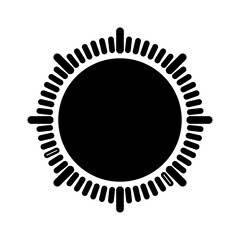 Sun vector icon. Summer illustration sign. hot symbol or logo.