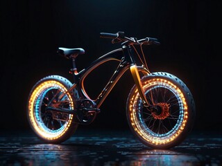 Fototapeta premium bike on the street