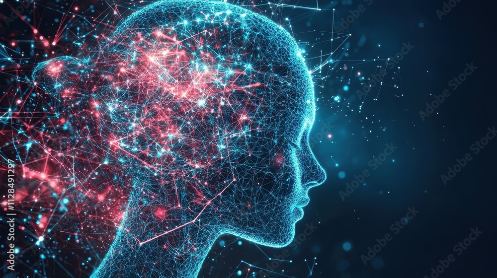 Poster scientists focused on researching the future of personalized technology and artificial intelligence 