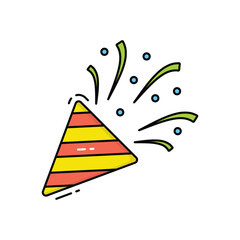 Obraz premium Celebration vector icon