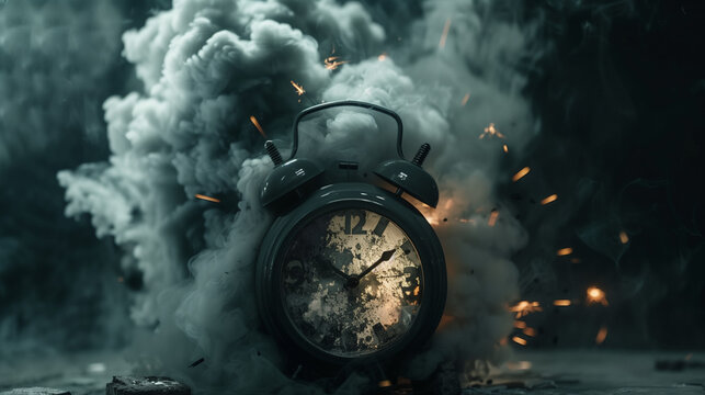time lapse of clock