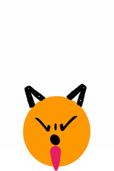 halloween pumpkin on a white background