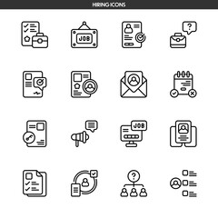 Hiring Icons Sheet