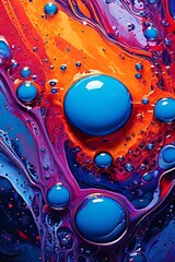 Obraz premium water drops background