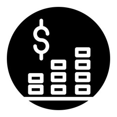 Chart Graph Diagram Glyph Icon