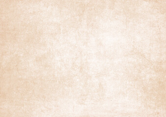 Old vintage worn paper or faded parchment. Grunge background texture