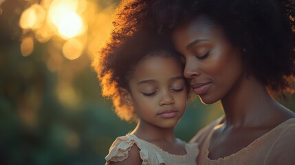 prayer together mother s guidance african american mother and daughter praying together