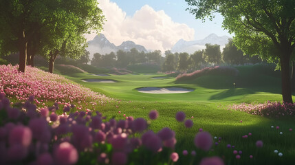 Obraz premium spring in the park