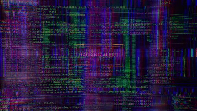 Virus code software hack error source code glitch. Cyber Screen Code, Glitch Effect, System Failure Hacked System. programming security code data flow stream. security hacking distortion Cyber Crime