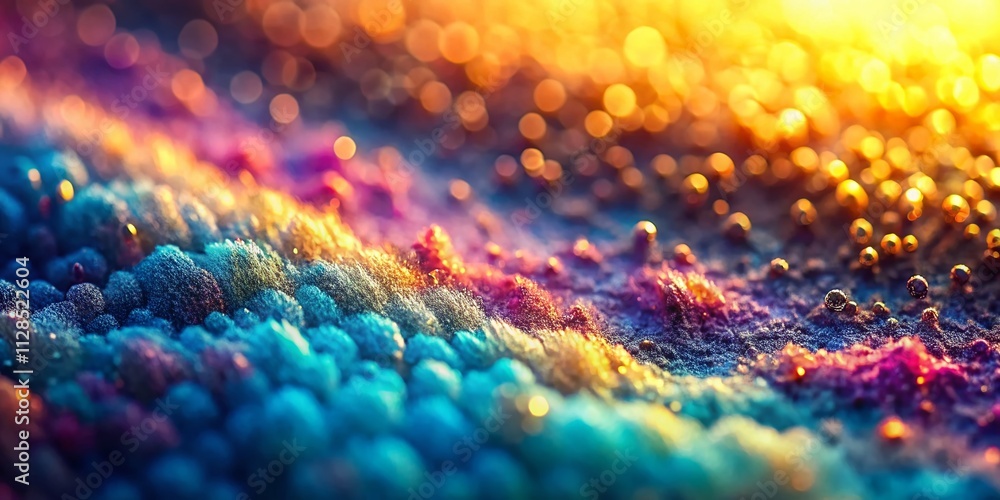 Poster abstract background with gradient and textured surface in macro photography featuring soft color tra