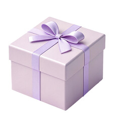 Obraz premium gift box with ribbon on white background