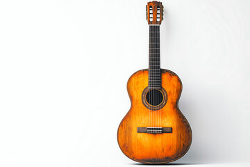 Obraz premium Classic guitar on transparent background