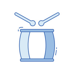 Drum vector icon