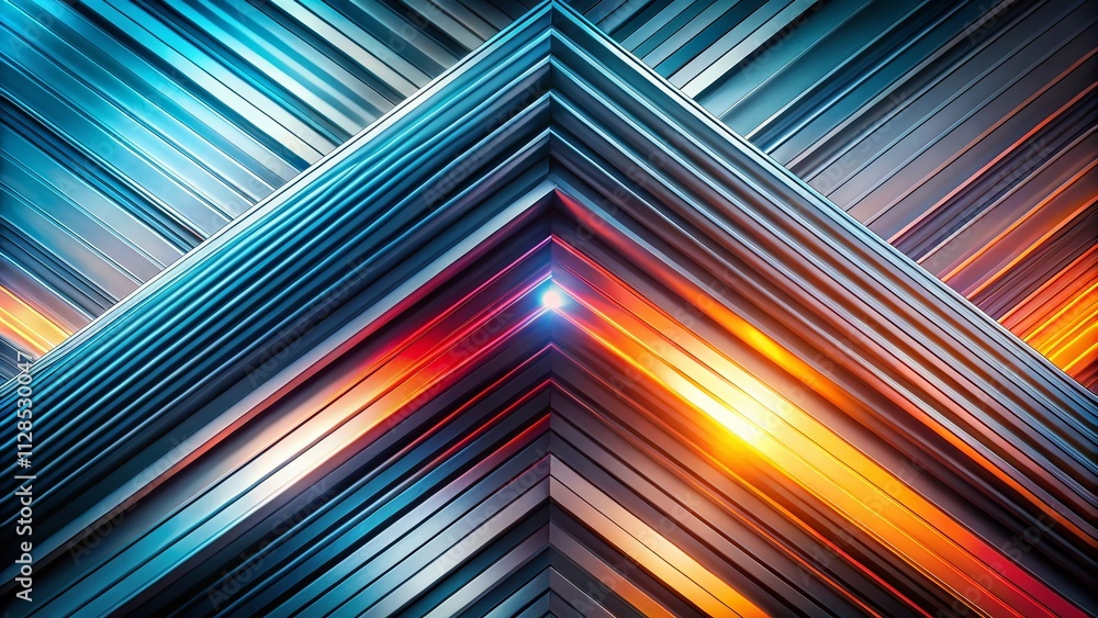 Poster abstract light gray diagonal line stripe geometry in tech-inspired subtle background for modern visu