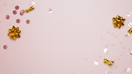 Concept of festive birthday celebrations and holiday