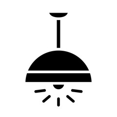 Hanging Lamp Icon Template