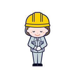 工事作業員／女性 08