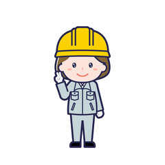 工事作業員／女性 14