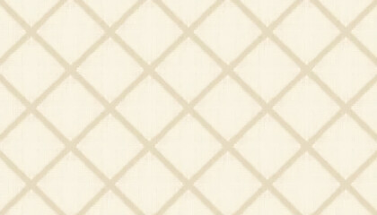 Elegant geometric grid and lattice patterns featuring diamond shapes in soft beige tones on a clean background