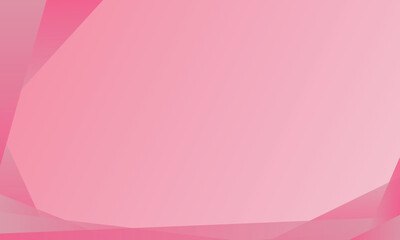 Abstract pink geometric background with gradient.