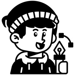 Designer Job and Professions Icon