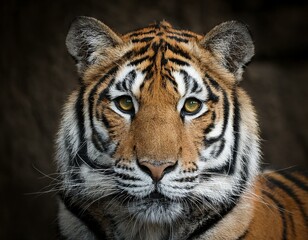 Fototapeta premium Majestic Close-Up of a Tiger