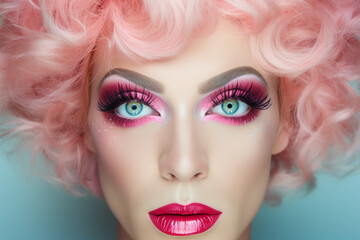 Naklejka premium Created with generative AI LGBT theme picture gay pride month human respect