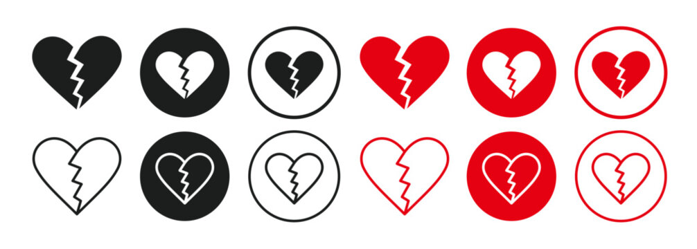 broken heart Icons