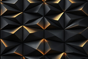 Fototapeta premium Abstract Dark Spheres Floating in Minimalist Black Background with Glossy Surreal Design