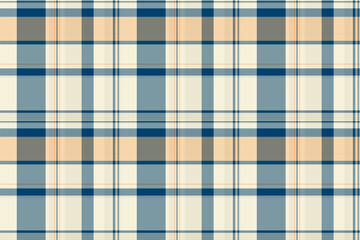 Geometry plaid pattern vector, back to school background tartan textile. Paint seamless check texture fabric in pastel and light colors.