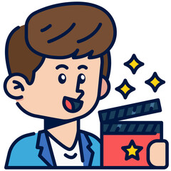 Archaeologist Job and Professions Filled Line Icon