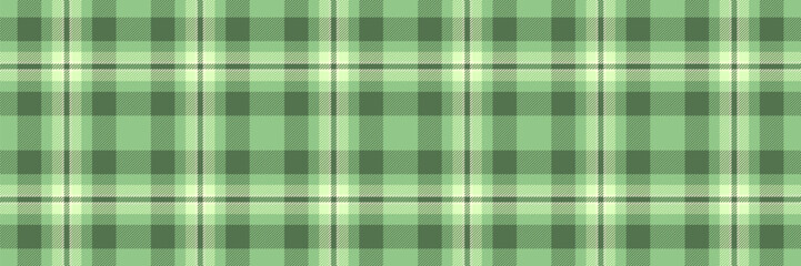Podium seamless plaid fabric, wear vector pattern tartan. Graph textile background texture check in green and light colors.