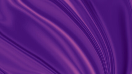 Fototapeta premium Romantic purple background for valentine day. Flowing silky texture with deep purple tones and subtle sheen. Smooth surface resembling satin fabric folds for a luxurious feel. Draped fabric effect.