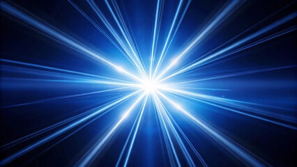 Obraz premium blue light burst