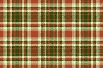 Tiny check vector seamless, commerce texture textile fabric. Color pattern tartan background plaid in light and red colors.