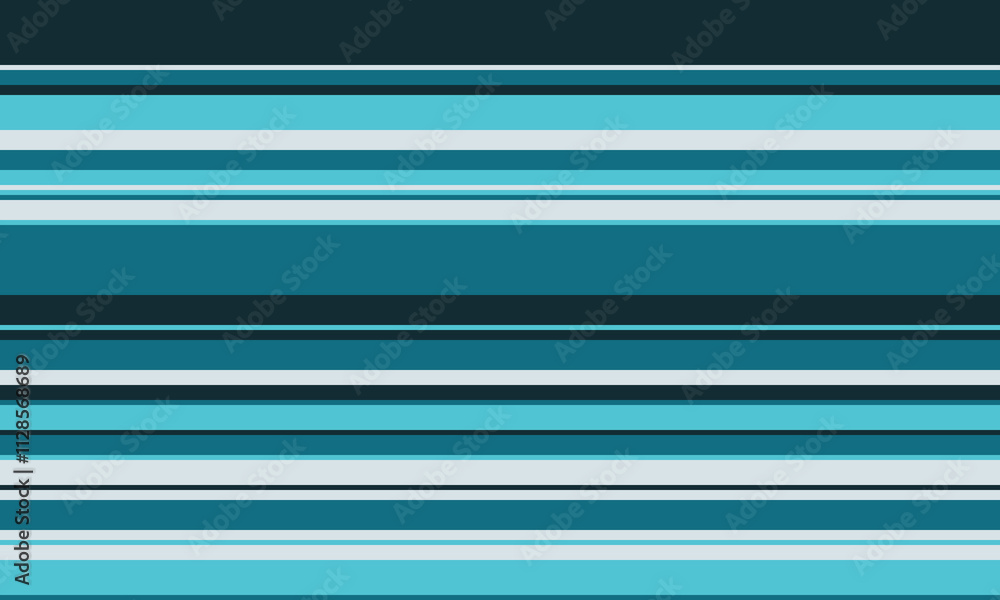 Aufkleber geometric stripes seamless vector pattern with horizontal lines in varied colours, creating an abstr