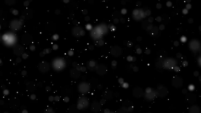 Slow Snow on a transparent alpha channel.