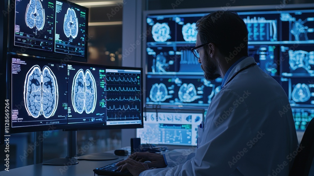 Poster utilizing ai for enhanced healthcare solutions with big data analytics insights
