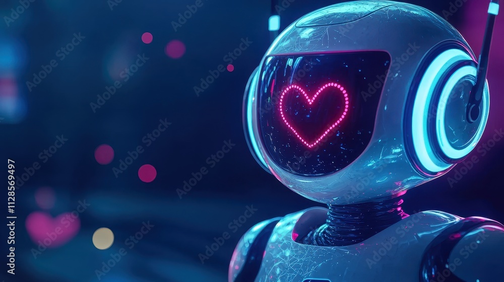 Poster innovative ai robot in healthcare settings focusing on mental health integration and technology adva