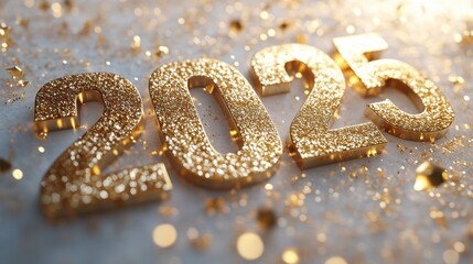 A gold star with the number twenty-five written on it. Generative AI