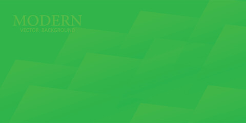 Modern abstract green background with overlapping layers