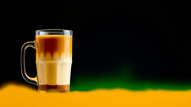 Coffee mug with marshmallows and whipped cream.