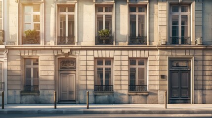 Fototapeta premium Seaside detached villa with pool and large terrace