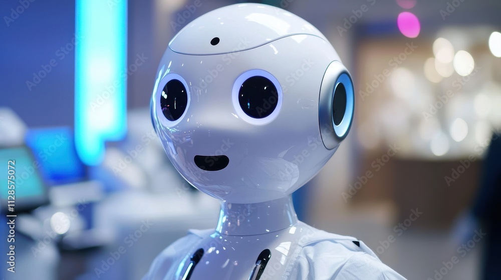 Poster ai chatbot in healthcare settings enhancing patient interaction with advanced technology