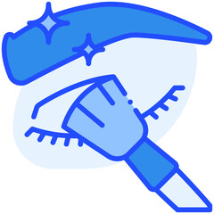 Eye Shadow Blue Color Icon